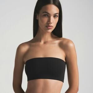 Skims Medium Black Onyx Fits Everybody Bandeau Bra BR-BAN-9167 NWT 2X